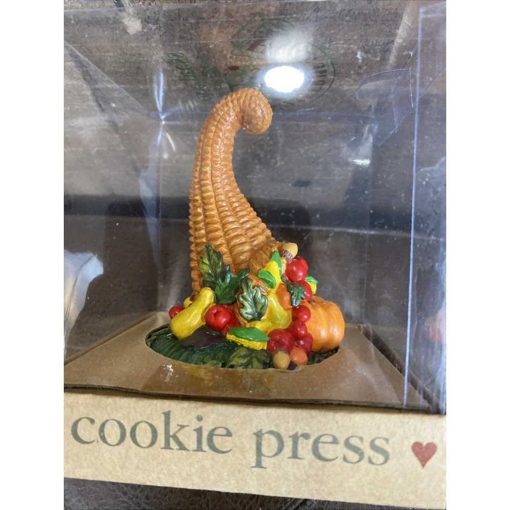 Shaker Hearth Cornucopia‎ Cookie Press 1997 Vintage New 3